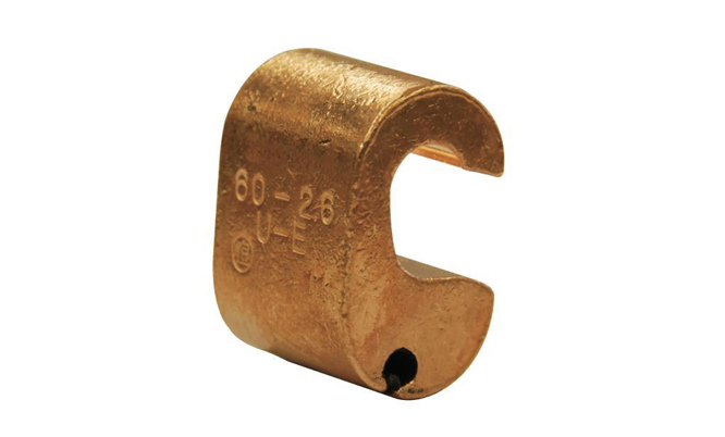 銅線用高圧引下線圧縮コネクタ 製品写真